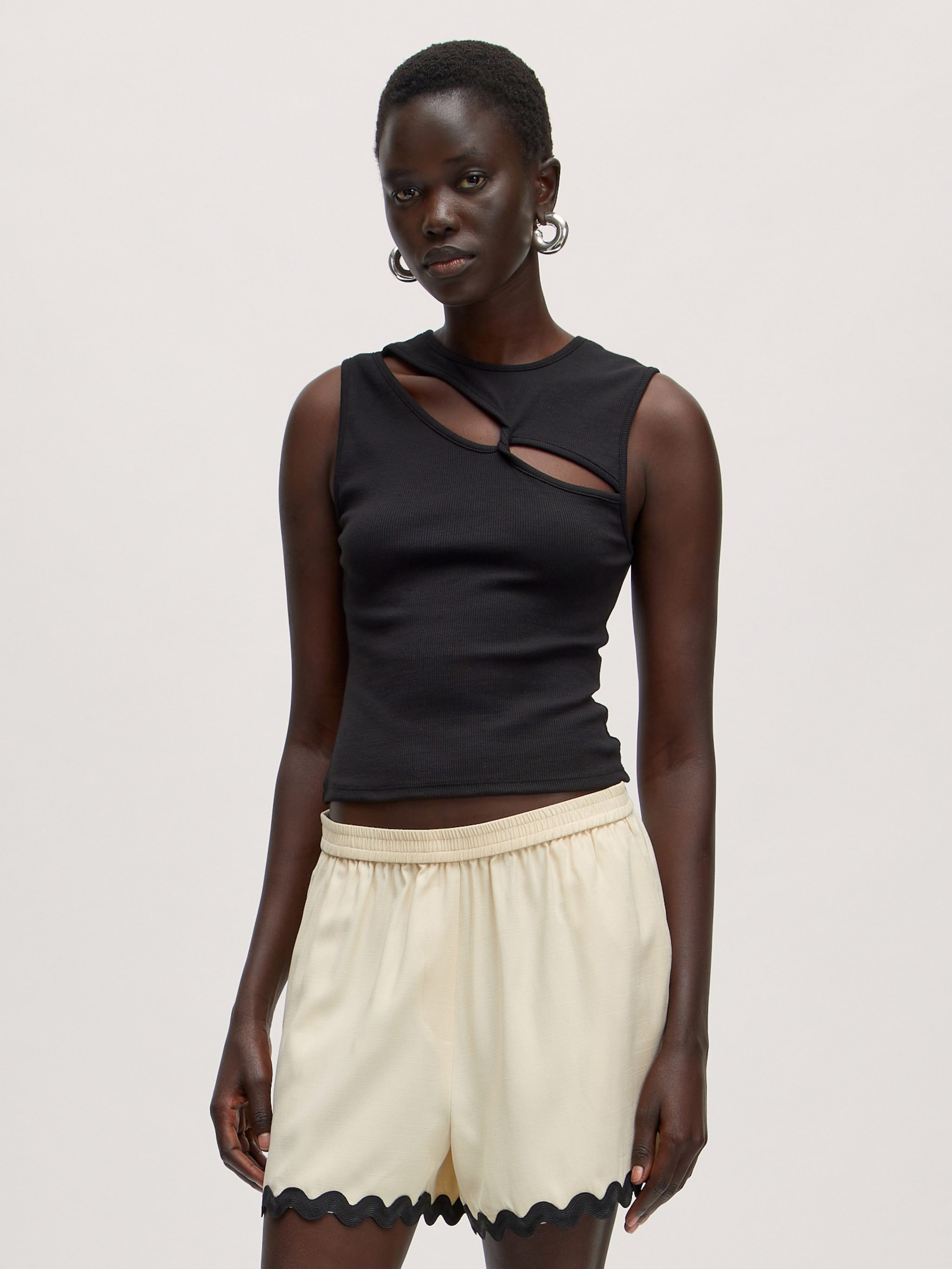 EDITED Producten Top 'Georgia' Zwart