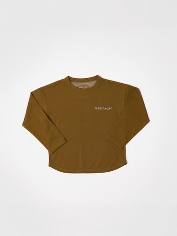 Maru + Bo Shirt 'HEAVY-WEIGHT RAINBOW T-SHIRT'‌‌‌‌ in Braun: Vorderseite
