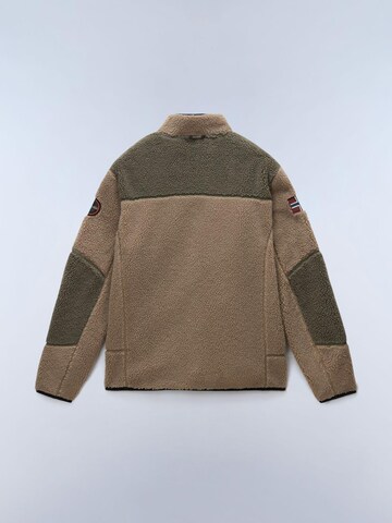 NAPAPIJRI Fleece Jacket in Brown
