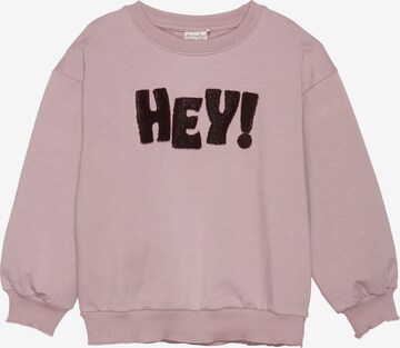 MINYMO Sweatshirt in Pink: front