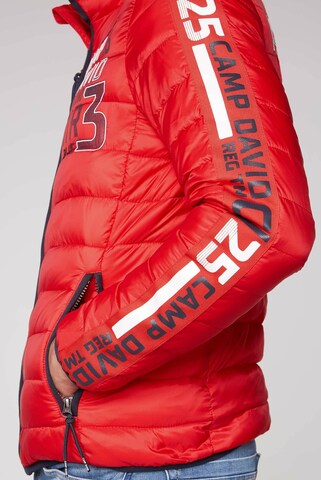 Veste d’hiver CAMP DAVID en rouge