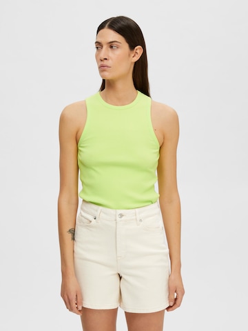 SELECTED FEMME Top in Green: front