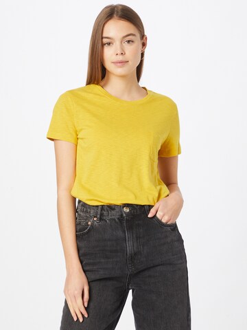 T-shirt Superdry en jaune : devant