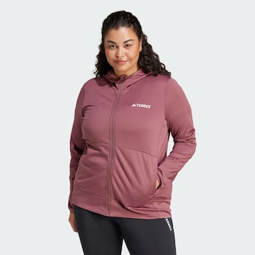 ADIDAS TERREX Athletic Jacket 'Terrex Xperior Light' in Pink: front