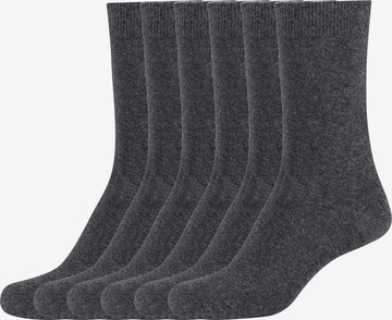 s.Oliver Socks in Grey: front