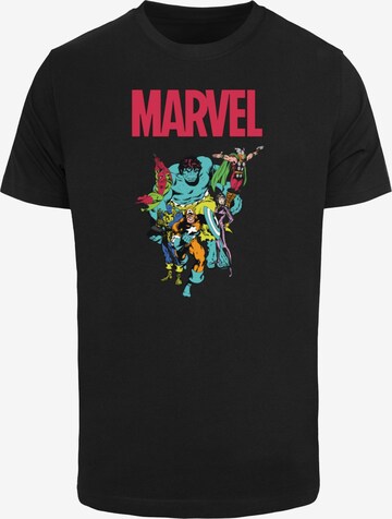 T-Shirt 'Marvel Universe Avengers Pop Group' Merchcode en noir : devant