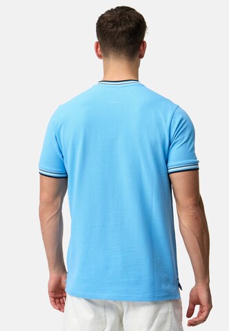 T-Shirt INDICODE JEANS en bleu