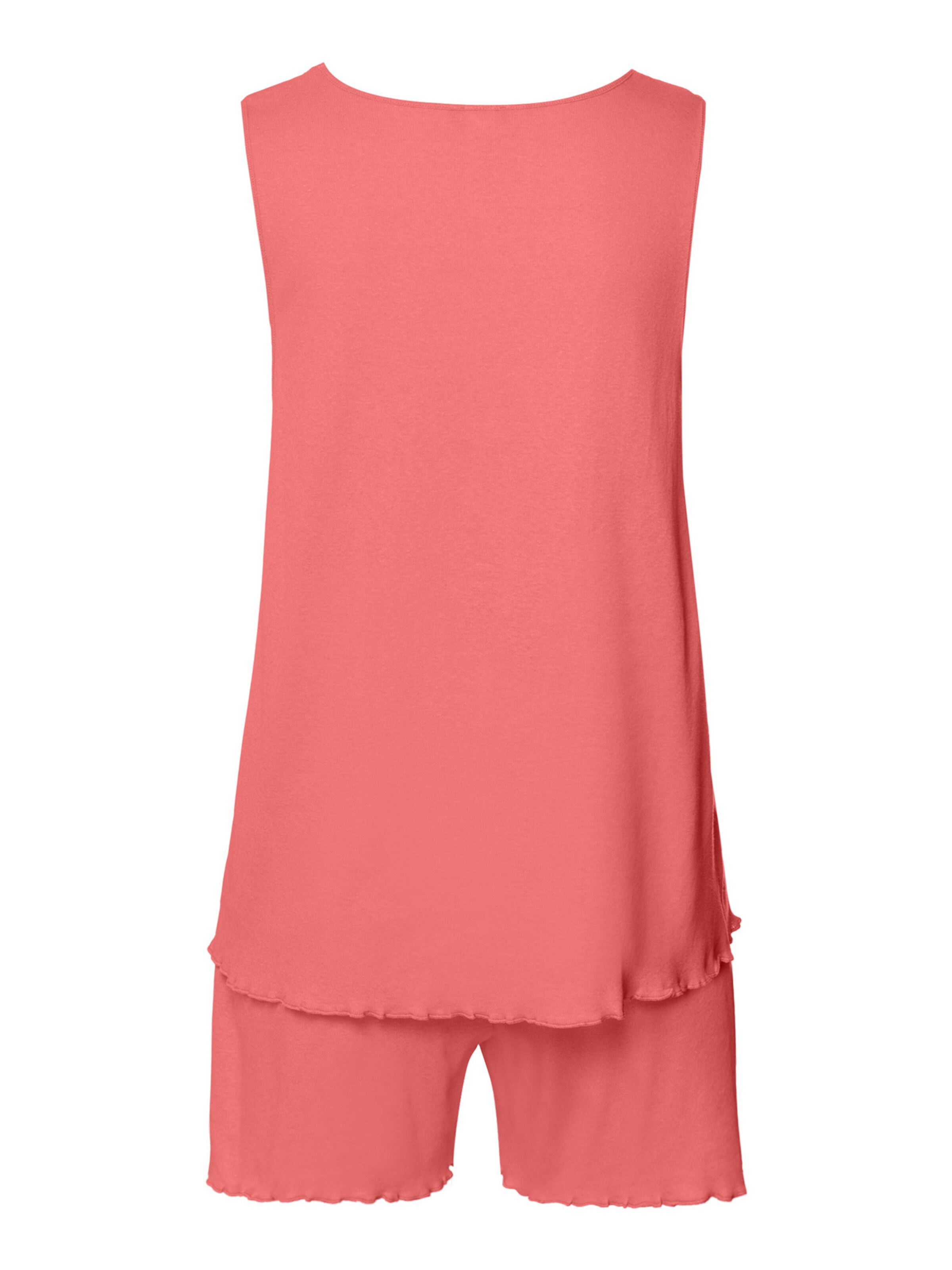 Hanro Short Pajama Set ' Serena ' in Red