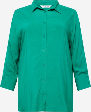 Camicia da donna 'Margo' di Z-One in verde: frontale