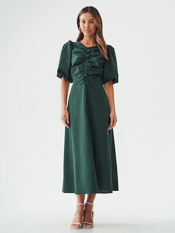 Willa Dress 'SHELLY' in Green: front