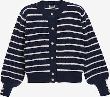 DreiMaster Maritim Oversized vest in Blauw: voorkant