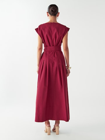 Robe 'Leica' Willa en rouge : derrière