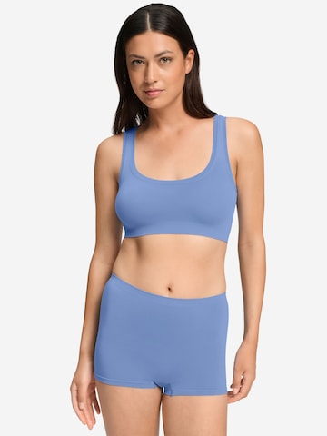 Hanro Bralette Bra 'Touch Feeling' in Blue: front