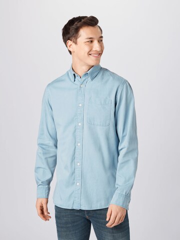 JACK & JONES Regular fit Overhemd in Blauw: voorkant