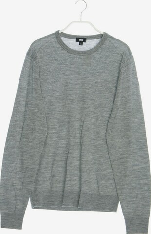 UNIQLO Woll-Pullover S in Grau: predná strana