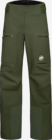 MAMMUT Regular Outdoorhose ‘Stoney’ in Grün: Vorderseite