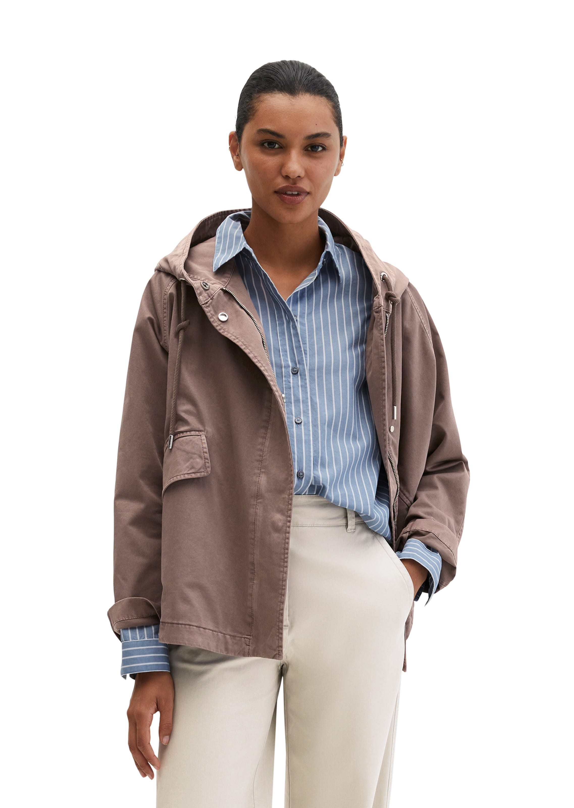 Marc O'Polo Jacke in Braun: Vorderseite