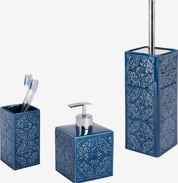 Wenko Bathroom Set 'Cordoba' in Blue: front