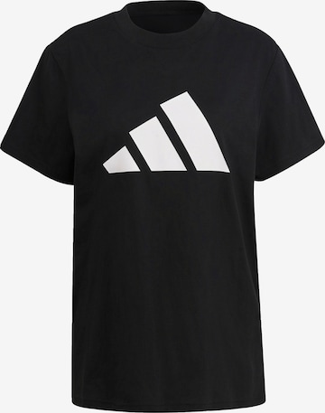 ADIDAS PERFORMANCE Sportshirt in Schwarz: predná strana