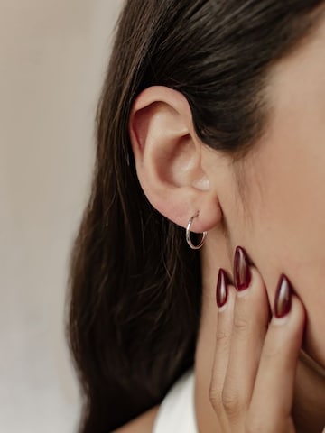 Dear Me Oorbellen 'Flare L' in Zilver