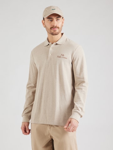 T-Shirt Polo Ralph Lauren en beige : devant