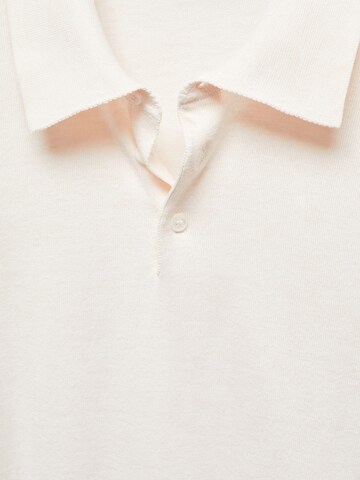 MANGO MAN Poloshirt 'Tens' in Beige