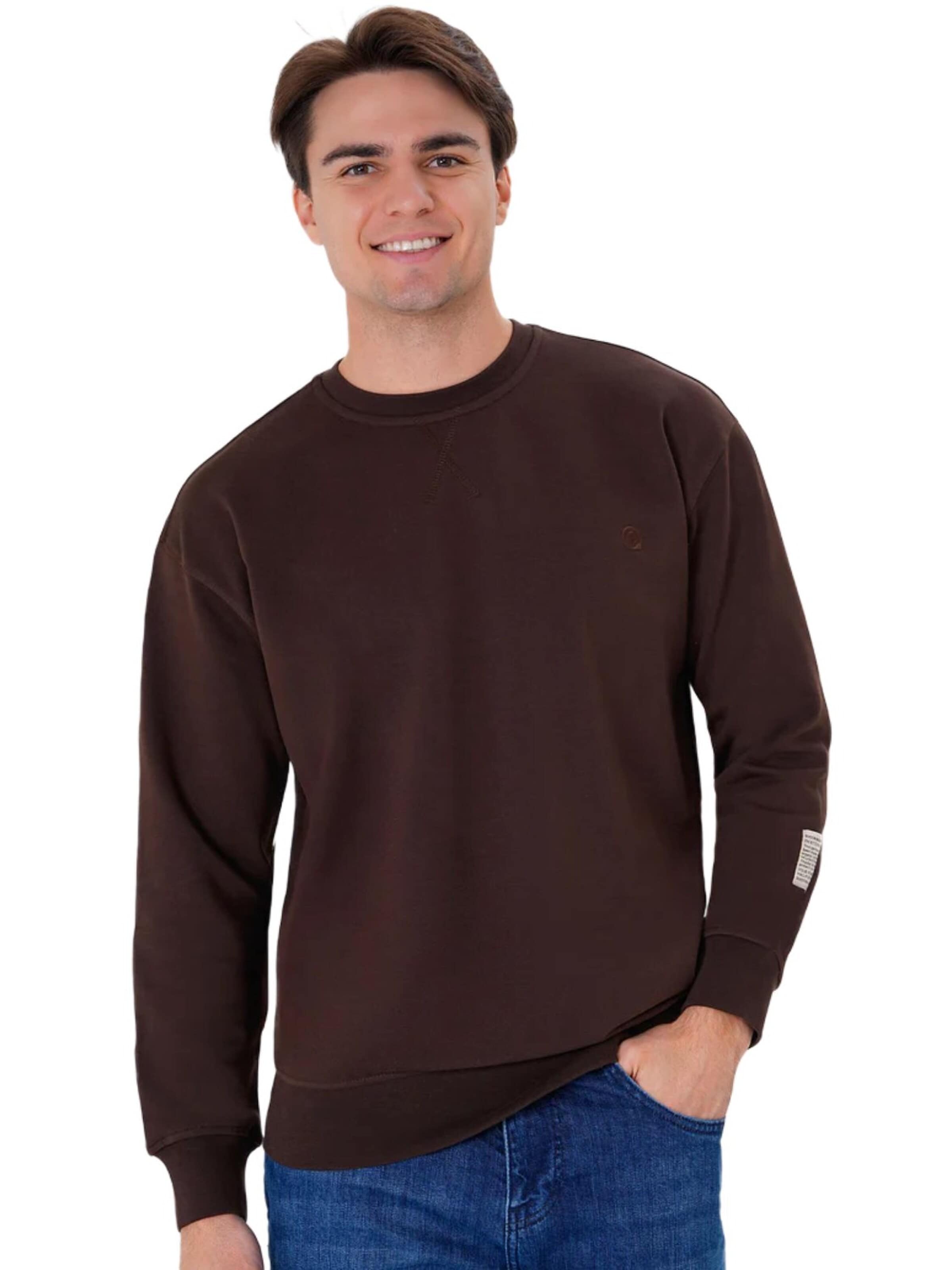 UNIQVIBE Sweatshirt in Bruin