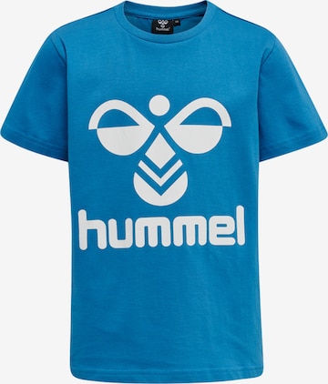 Hummel Shirt 'Tres' in Blauw: voorkant