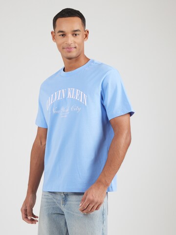 Calvin Klein Jeans Póló - kék: elől
