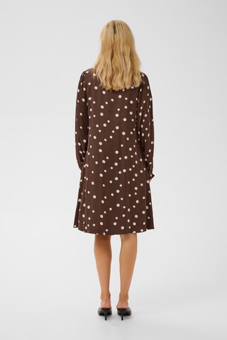 CULTURE Jurk 'Dotty Berna' in Bruin