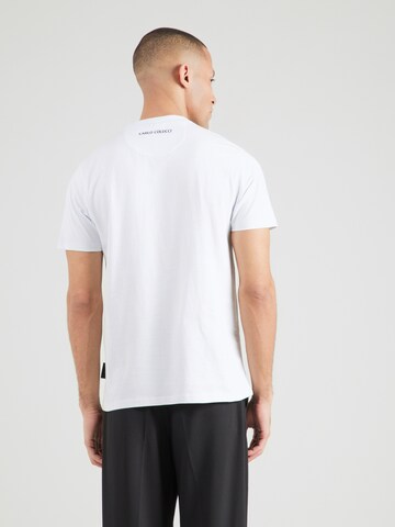 Carlo Colucci Shirt in Blue: back