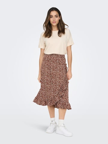 ONLY Skirt 'OLIVIA' in Brown