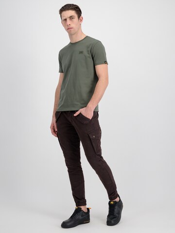 ALPHA INDUSTRIES Tapered Hose 'Combat' in Braun