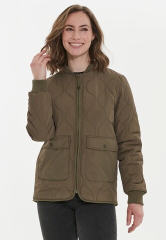 Weather Report Between-Season Jacket 'Eilish' in Green: front