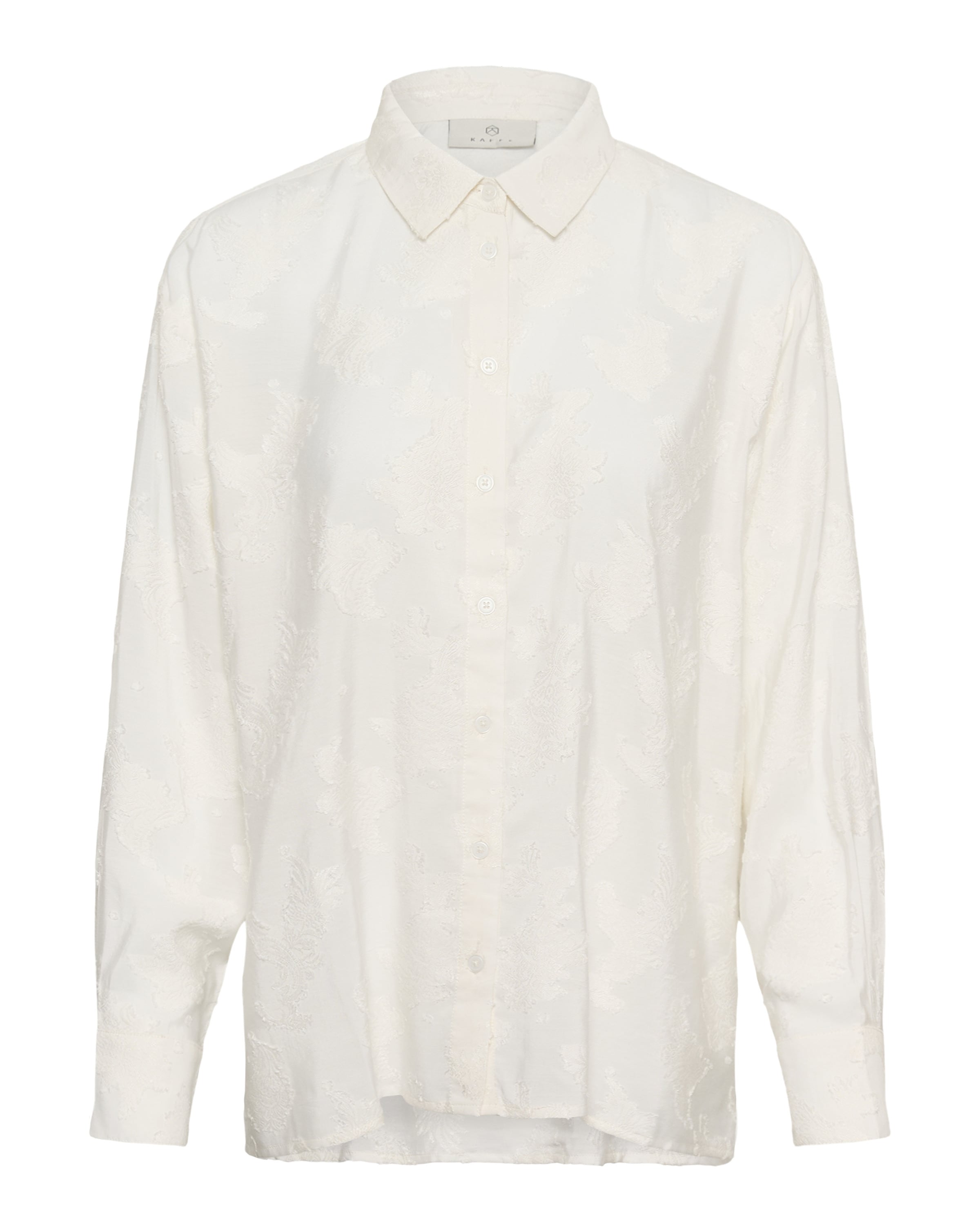 Kaffe - Blusa 'KACassia' en blanco: frente