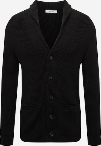 ABOUT YOU Knit Cardigan 'Amin' in Black: front