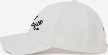 balta Karl Lagerfeld Kepurė: priekis