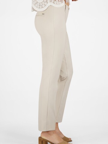 Coupe slim Pantalon à plis 'Zene61' Gardeur en beige