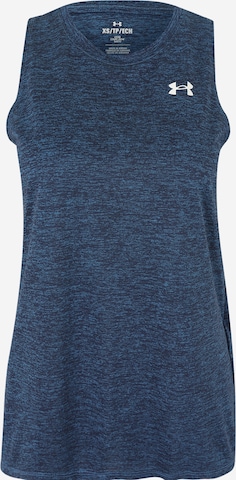 UNDER ARMOUR Top sportowy 'Twist' w kolorze niebieski: przód