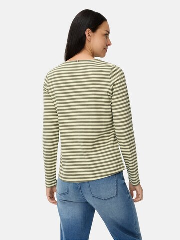 CAMEL ACTIVE Langarmshirt aus reiner Baumwolle in Grün