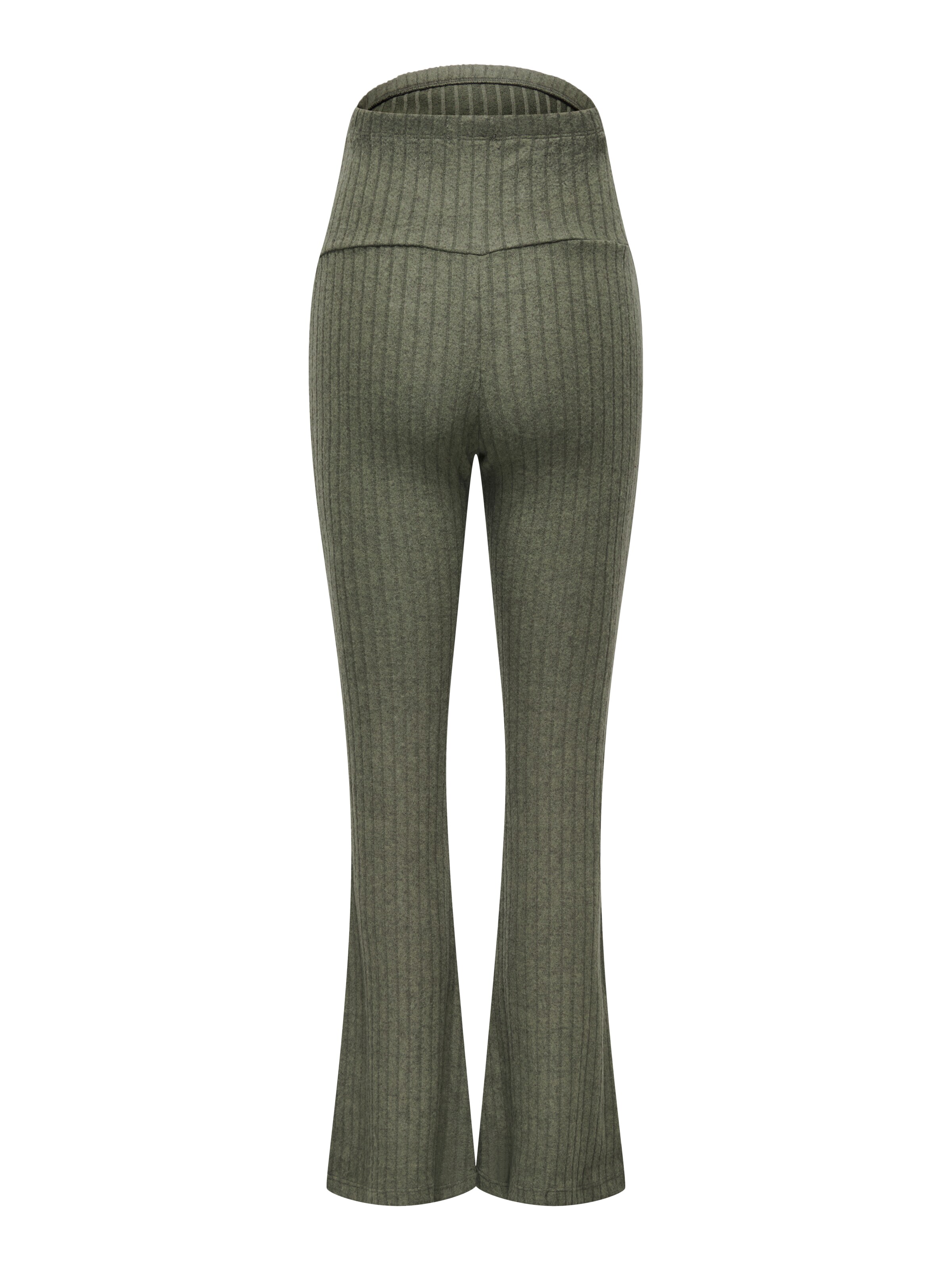 Only Maternity Flared Broek 'OLMLOLA' in Groen