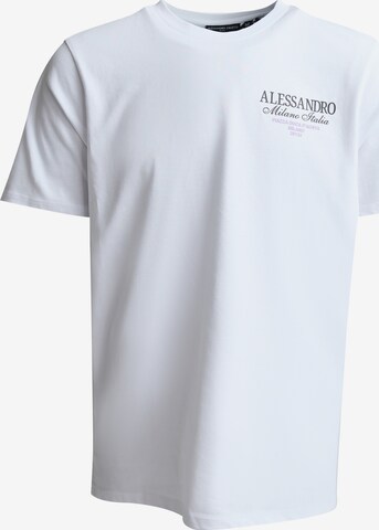 Alessandro Zavetti Shirt 'Montanelli' in White: front