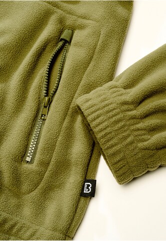 Brandit Fleecejacke 'Combat' in Grün