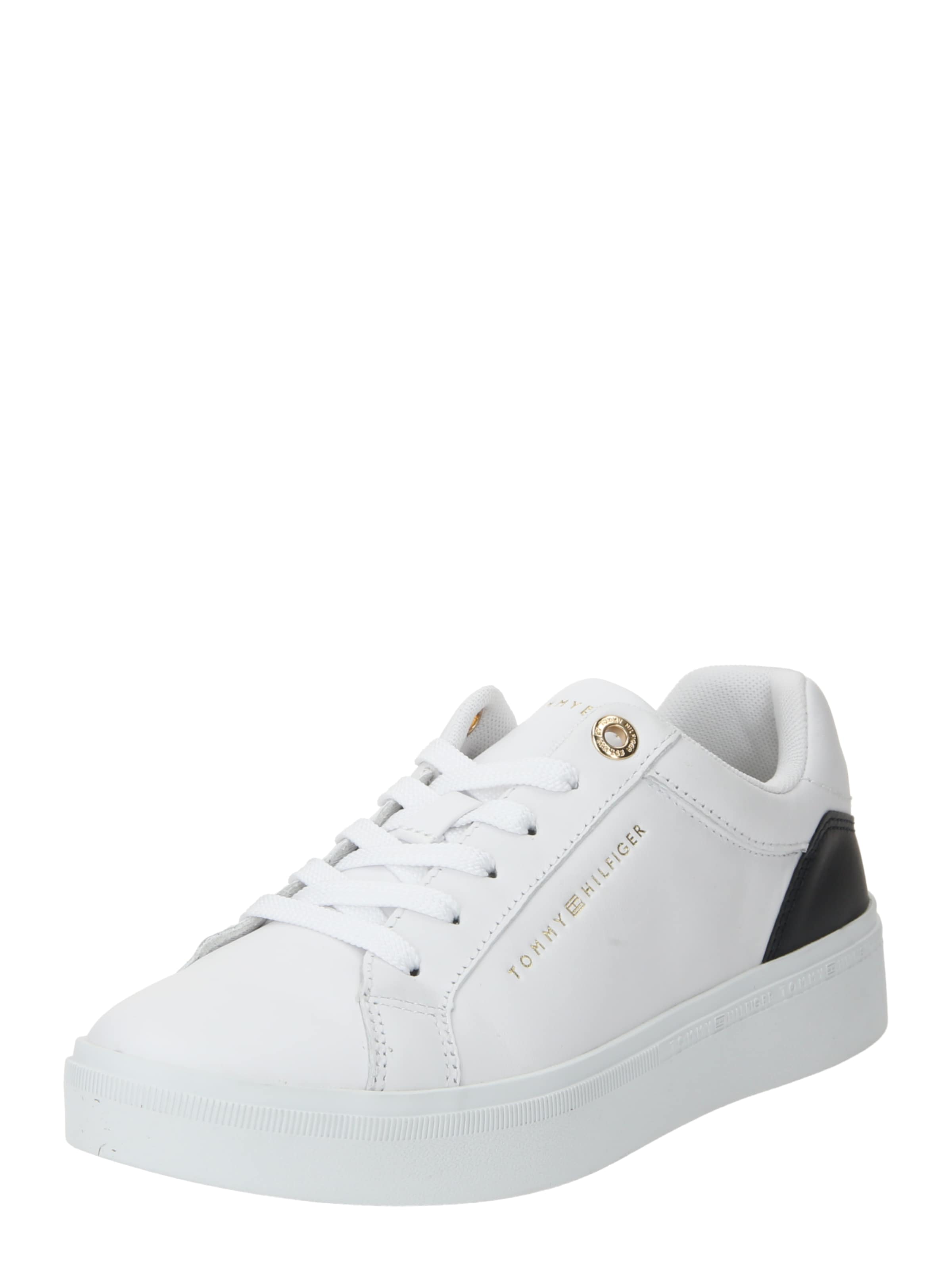 Sneaker bassa 'Elevated  Essential Court' di TOMMY HILFIGER in bianco: frontale