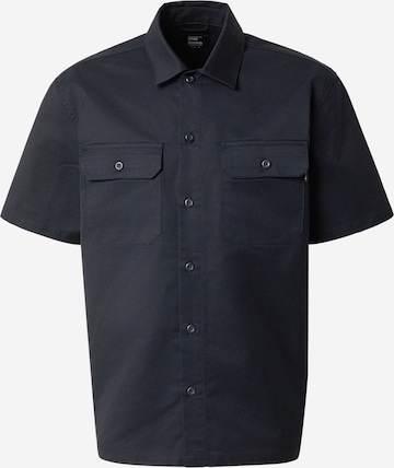 Chemise 'Dexter' Vintage Industries en noir : devant