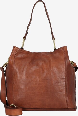 Campomaggi Shoulder Bag in Brown: front