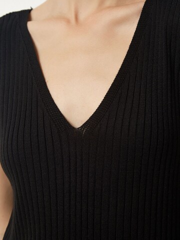 Robes en maille Happiness İstanbul en noir