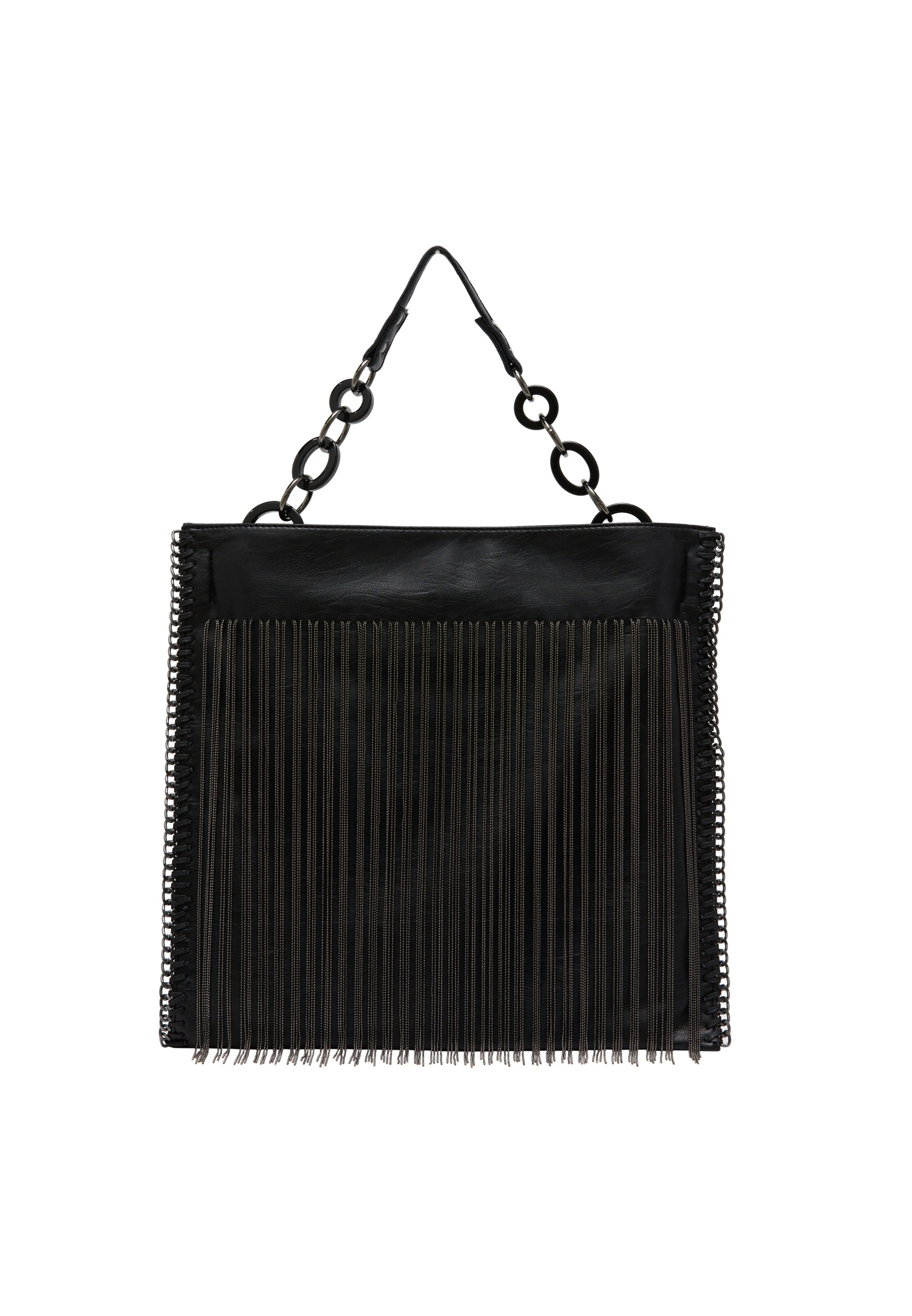 faina Schoudertas in Zwart: voorkant