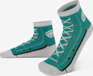 normani Socks in Green: front