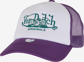 Cappello da baseball 'Soro' di Von Dutch Originals in lilla: frontale